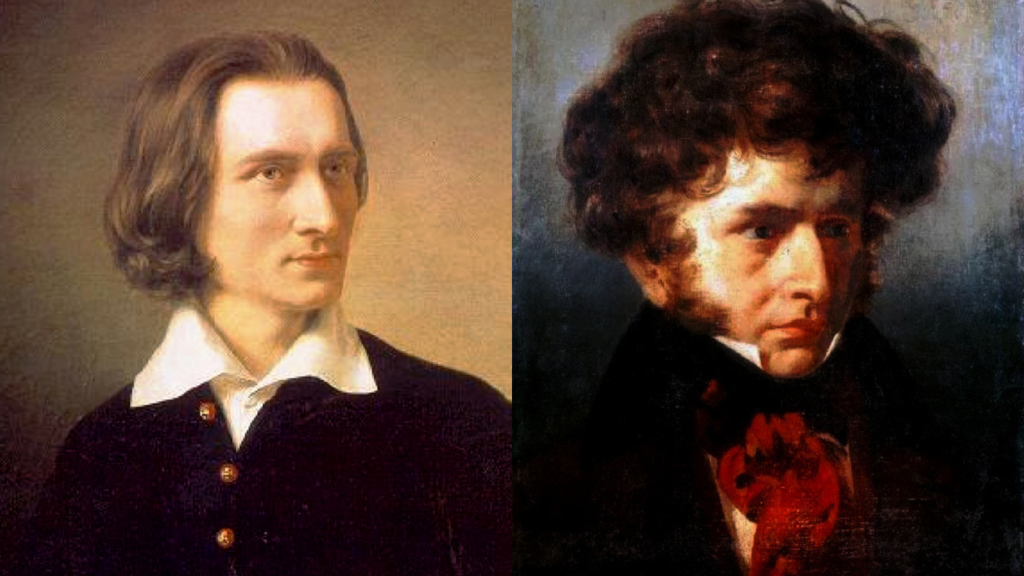 Ritratto di Liszt e Berlioz