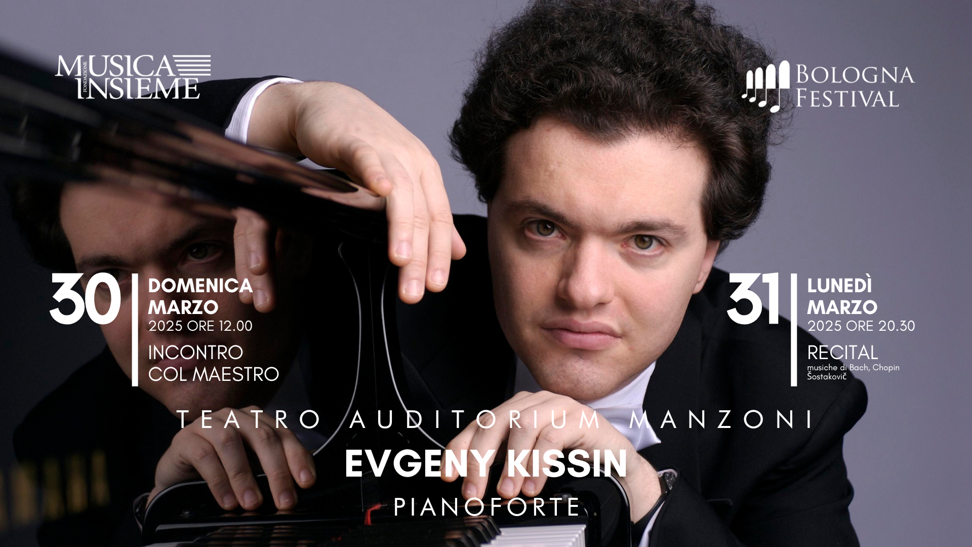 Manifesto concerto Evgeny Kissin orizzontale