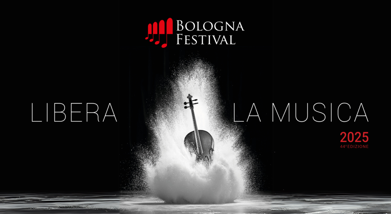 Grafica della 44^ edizione di Bologna Festival orizzontale con logo